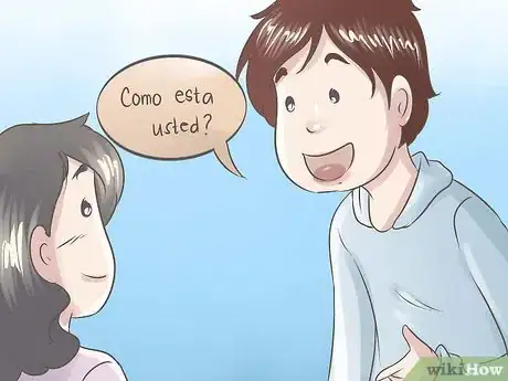 Step 1 礼貌询问对方"¿Cómo está usted?