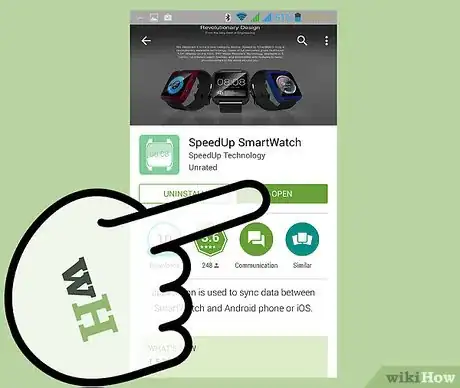 Step 4 启动SpeedUp Smartwatch。