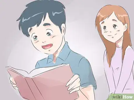 Step 2 给他一个他最喜欢的书的签名。