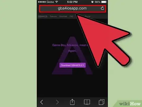 Step 8 访问GBA4iOS的网址。