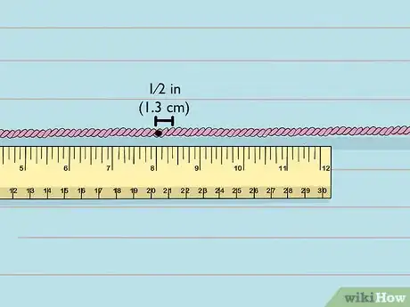 Step 7 在测得长度上加1.3厘米，以免珠宝配饰太紧。