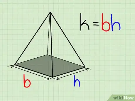 Step 1 通过上面给出的公式 k=b*h（算长方形面积），找出每侧边面的面积。