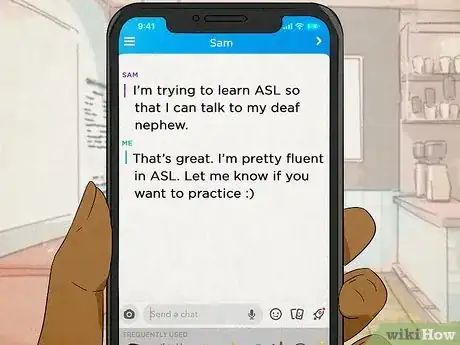 Step 1 “ASL”可能是美语手语的缩写，但是这个用法在Snapchat、短信或社交媒体上并不常见。