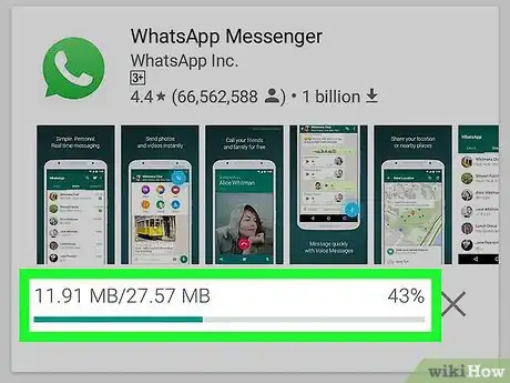 Step 6 等待WhatsApp下载完毕。