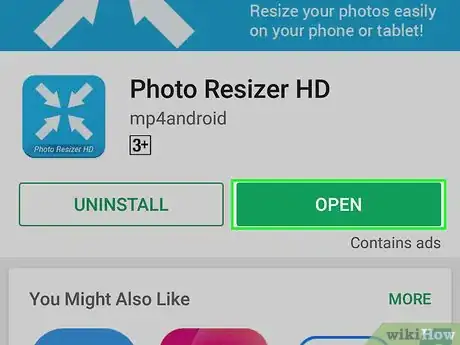 Step 2 打开Photo Resizer HD。