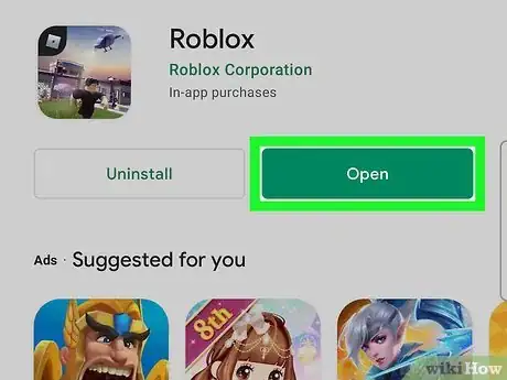 Step 5 打开Roblox应用程序，然后点击游戏以查找并开始游戏。