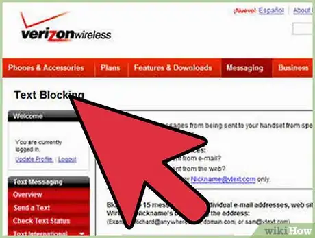 Step 4 点击 “Plans & Services.”下面的“Manage Verizon Safeguards” ，看到6个安全选项。