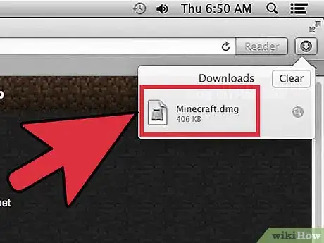 Step 4 点击.Minecraft.dmg链接。