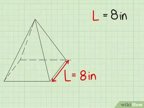 Step 1 测量底面长度。