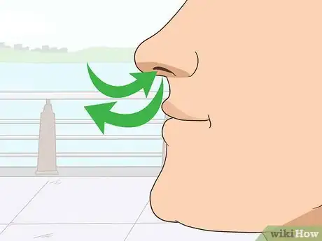Step 3 用鼻子呼吸。