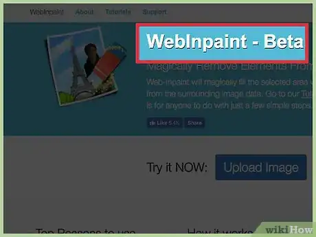 Step 1 启动“Inpaint”程序，打开带水印的照片。