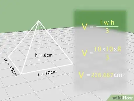 Step 2 求椎形体的体积。