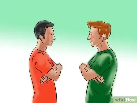 Step 1 他模仿你的肢体语言。
