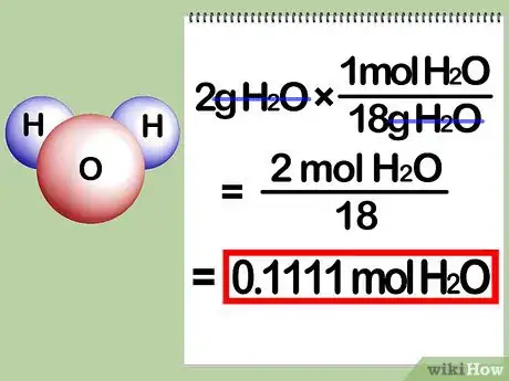 Step 3 用这个数字除以摩尔质量。