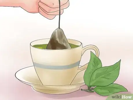 Step 2 涂抹热茶。