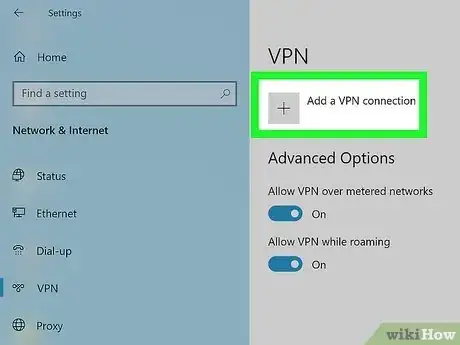 Step 4 点击页面上方的“添加VPN”。