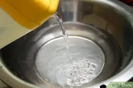 Step 2 用水罐在一个大约2.3升的碗里倒满水。