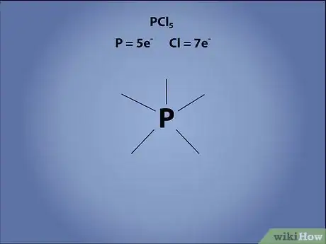 Step 4 在中心原子边标出成键结构。