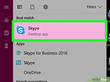 Step 1 打开Skype。