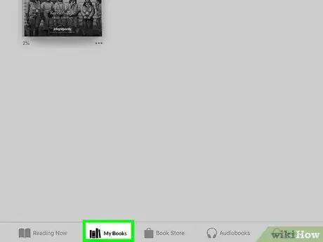 Step 4 轻触屏幕左下角的我的图书选项卡。
