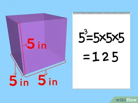 Step 3 对边长进行立方运算。