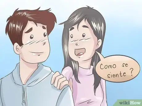 Step 2 问别人的感受，用"¿Cómo se siente?