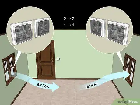 Step 3 成对安装排风扇，让空气尽可能保持流通。