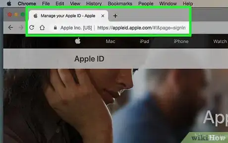 Step 1 打开Apple ID网站。