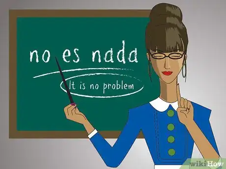 Step 3 "no es nada."该短语从字面上翻译为“It is no problem（没问题）.”