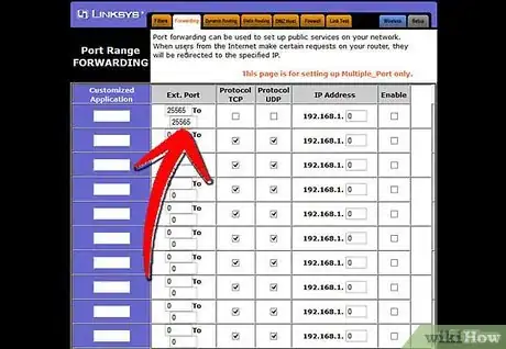 Step 3 输入端口信息。