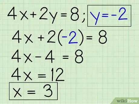 Step 5 使用答案去解另一个变量。