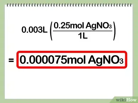 Step 4 确定使用的滴定剂的摩尔数。