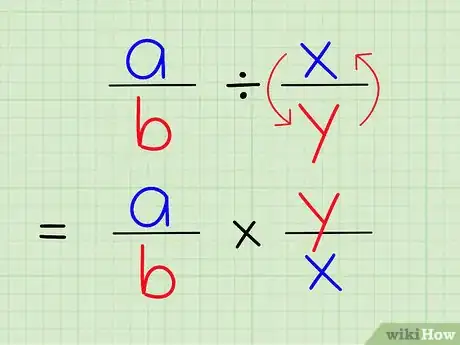 Step 3 一个分数除以另一个分数相当于乘以这个分数的倒数。