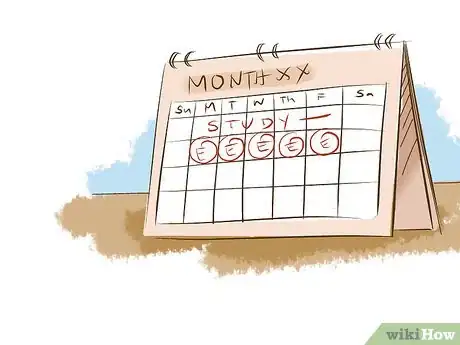 Step 1 给所有的考试做一张时间表。