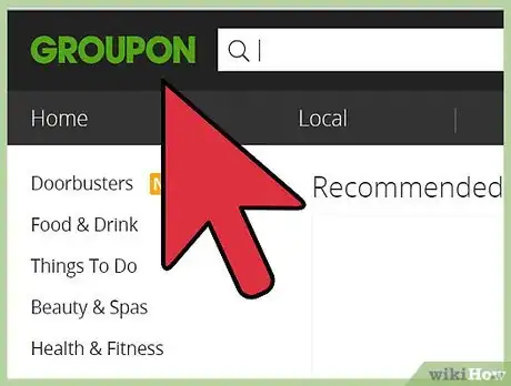 Step 1 前往Groupon.com网站。