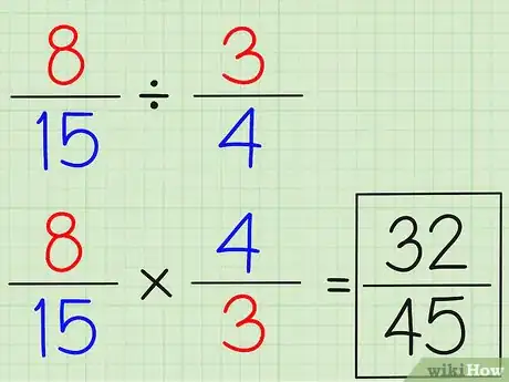 Step 4 分子乘以分子，分母乘以分母。