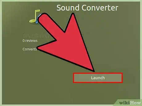 Step 2 启动SoundConverter软件。