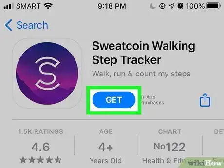 Step 1 在你的手机或Apple Watch上安装Sweatcoin。