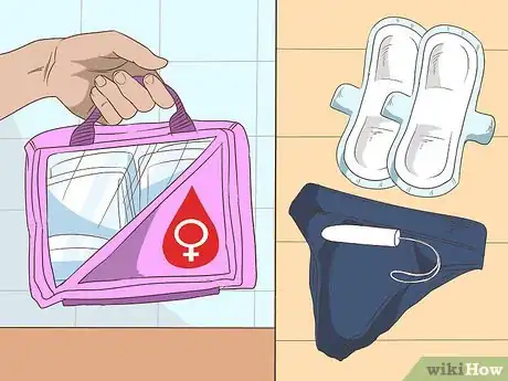 Step 3 随身携带女性卫生用品。