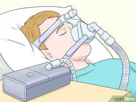 Step 4 睡眠呼吸中止症患者可以使用正压呼吸治疗机（CPAP）。