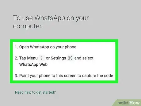 Step 5 登录WhatsApp。