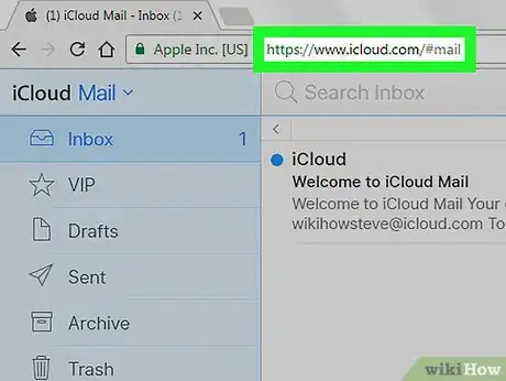 Step 1 打开 mail iCloud...