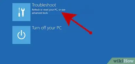 Step 4 在装有Windows 8系统的计算机中选用高级引导选项。