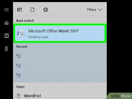 Step 1 打开Microsoft Word文档。