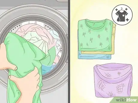 Step 2 保持衣服干净。