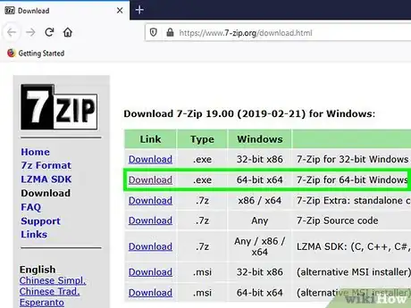 Step 2 点击对应的Windows版本（32位或64位）旁边的“下载”按钮。