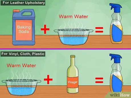 Step 2 用液态清洁剂弄湿有污渍的区域。