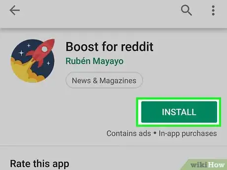 Step 1 从Play Store安装Boost for Reddit。