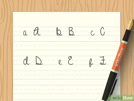 Step 3 练习每个字母的大小写。