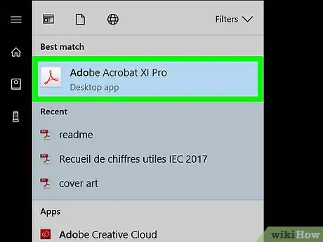 Step 2 打开Adobe Acrobat。